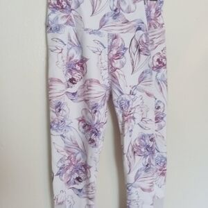 Carrie Underwood Calia Floral Print Leggings VGC Sz M
